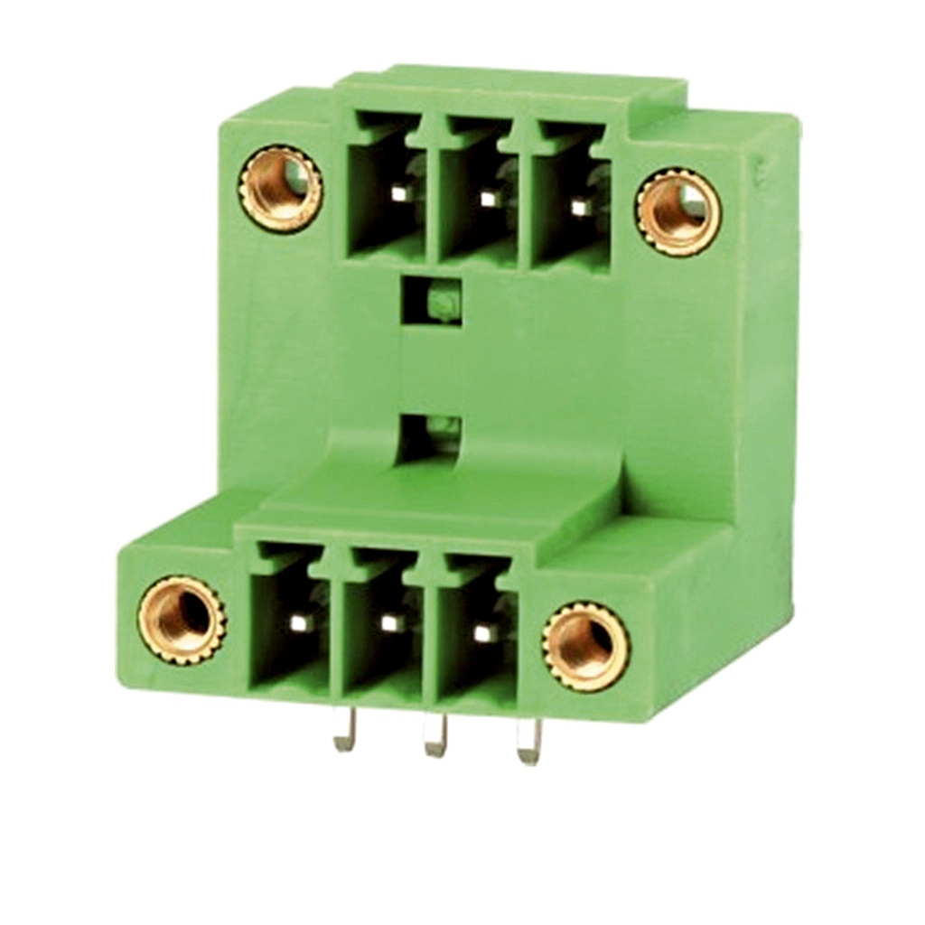 3.81 mm Pitch Printed Circuit Board (PCB) Terminal Block Double Level ...